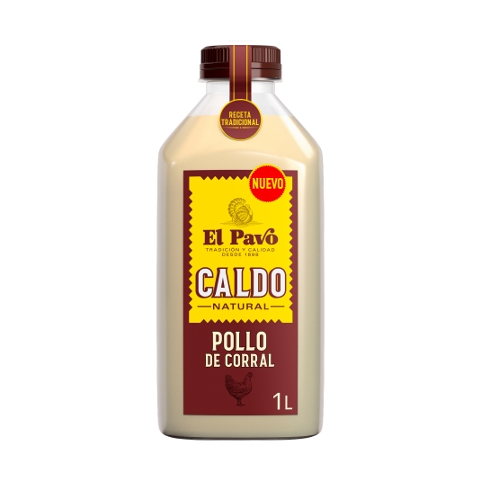 caldo líquido natural pollo de corral, 1l