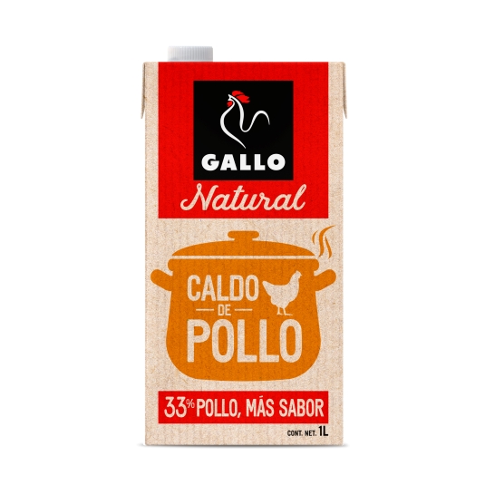 caldo pollo natural, 1l