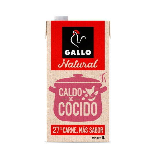 caldo cocido natural, 1l