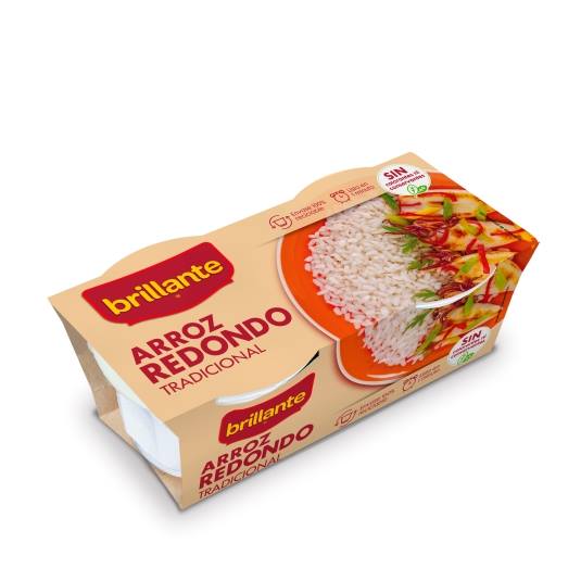 arroz redondo vasitos, pack-2