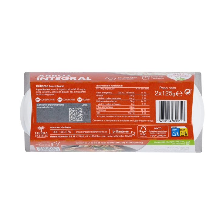 arroz integral vasitos, pack-2