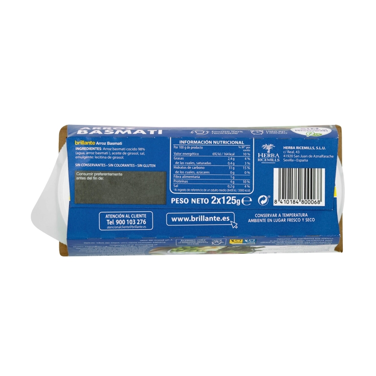 arroz basmati vasitos, pack-2
