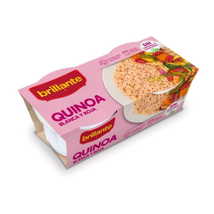 quinoa blanca y roja vasitos, pk-2