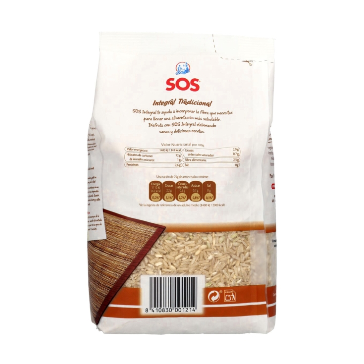 arroz integral, 1kg