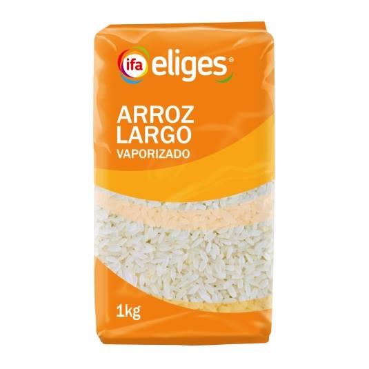arroz largo vaporizado, 1kg