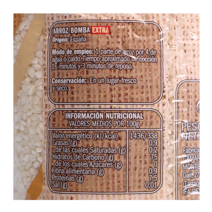 arroz bomba, 1kg