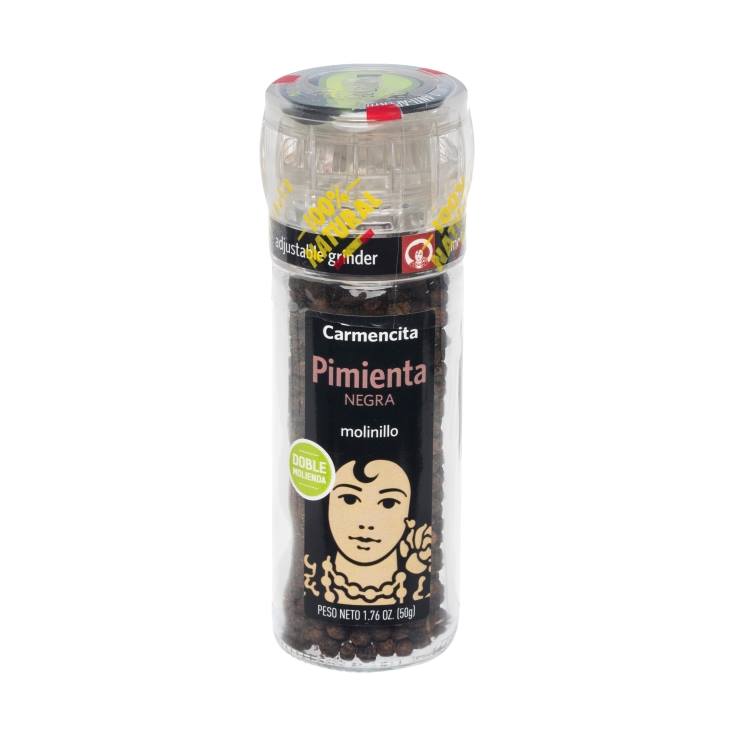 pimienta negra molinillo, 50g