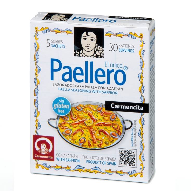 sazonador para paella 5ud, 20g