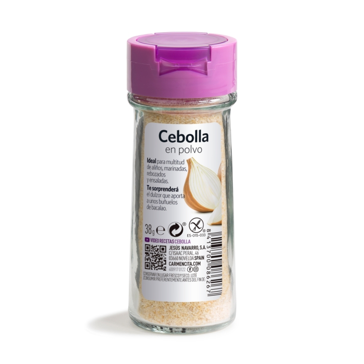 cebolla en polvo, 38g