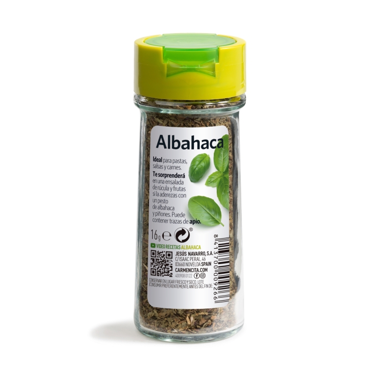 albahaca, 16g