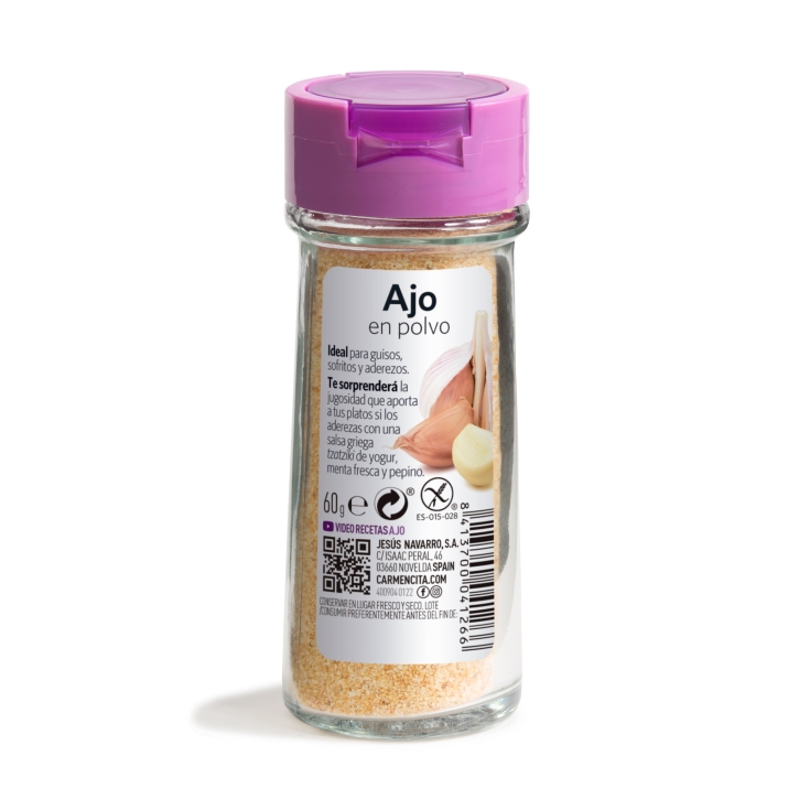 ajo en polvo, 60g