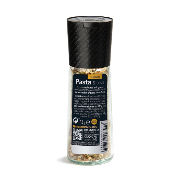 sazonador pasta y pizza, 68g