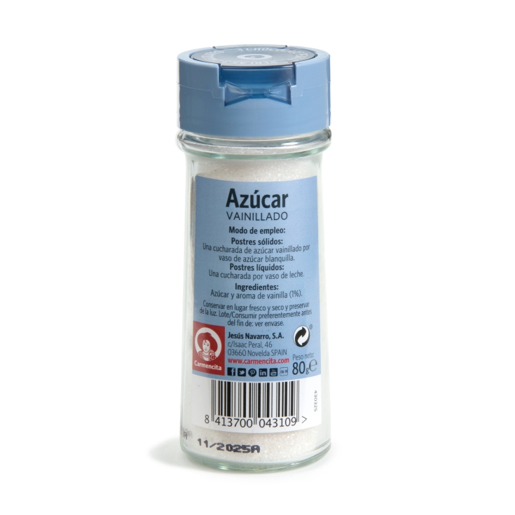 azúcar vainillado, 80g