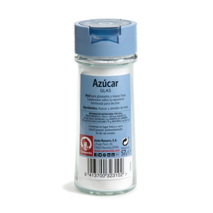 azúcar glas, 57g