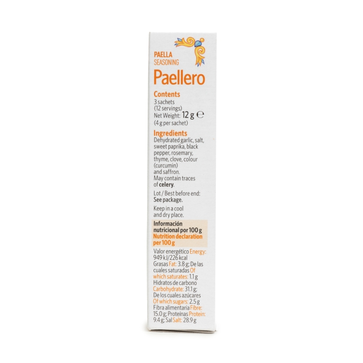 paellero valenciana 3ud, 12g