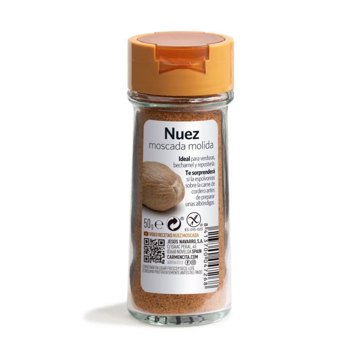 nuez moscada molida, 50g