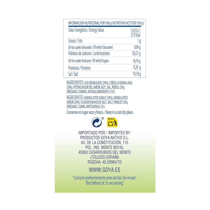 sazonador total, 156g