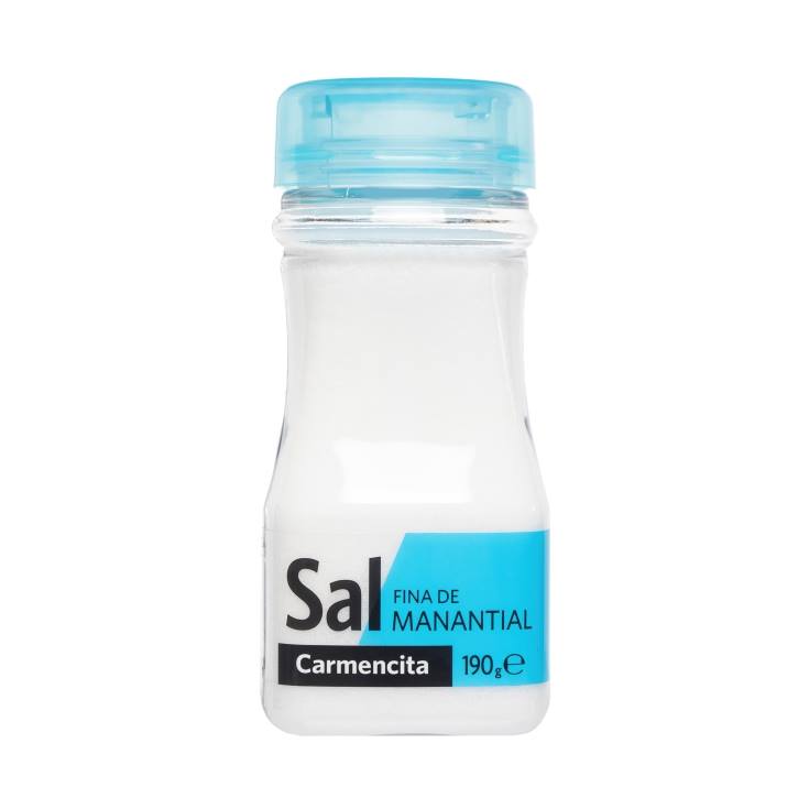 sal fina de manantial, 190g