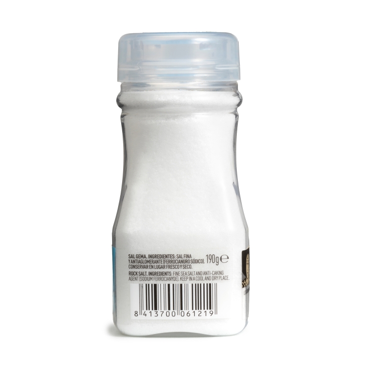 sal fina de manantial, 190g