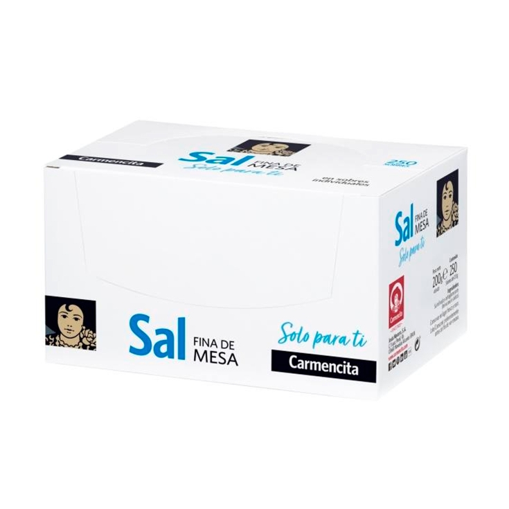 sal fina de mesa, 250ud