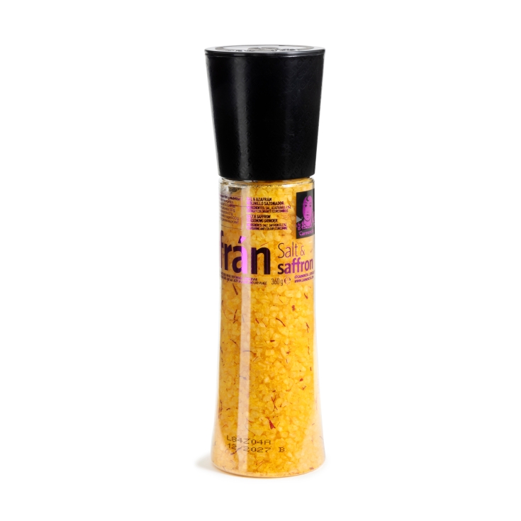 sal y azafrán molinillo, 360g