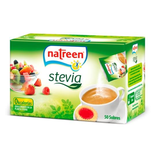 edulcorante stevia, 50 sobres