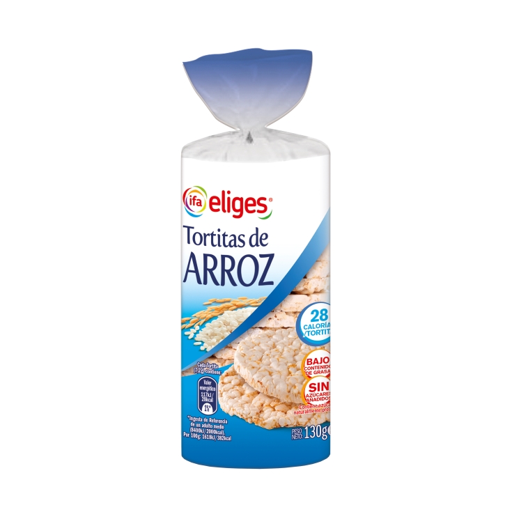 tortitas de arroz, 130g