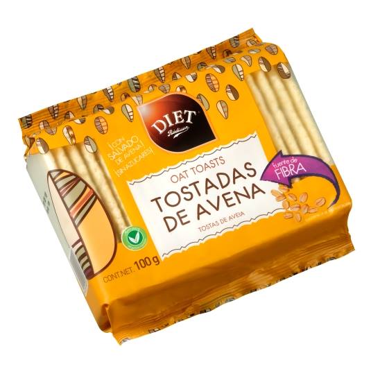 tostadas de avena, 100g