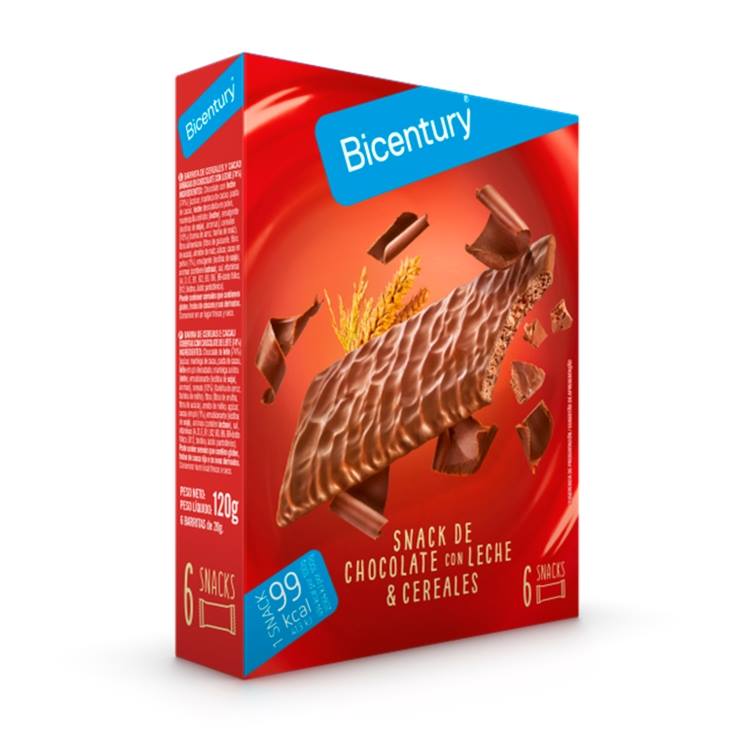 barritas chocolate leche 120g, pk-6