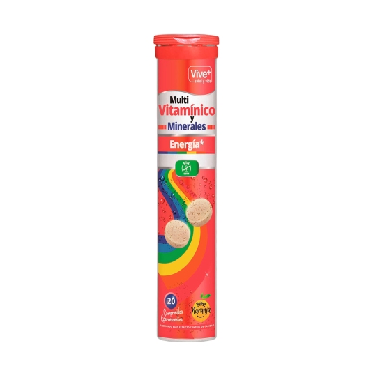 multivitamínico y minerales, 20cap