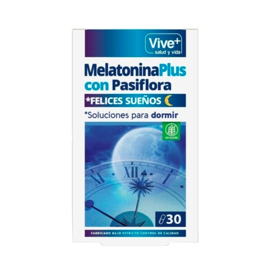 melatonina con pasiflora, 30cap