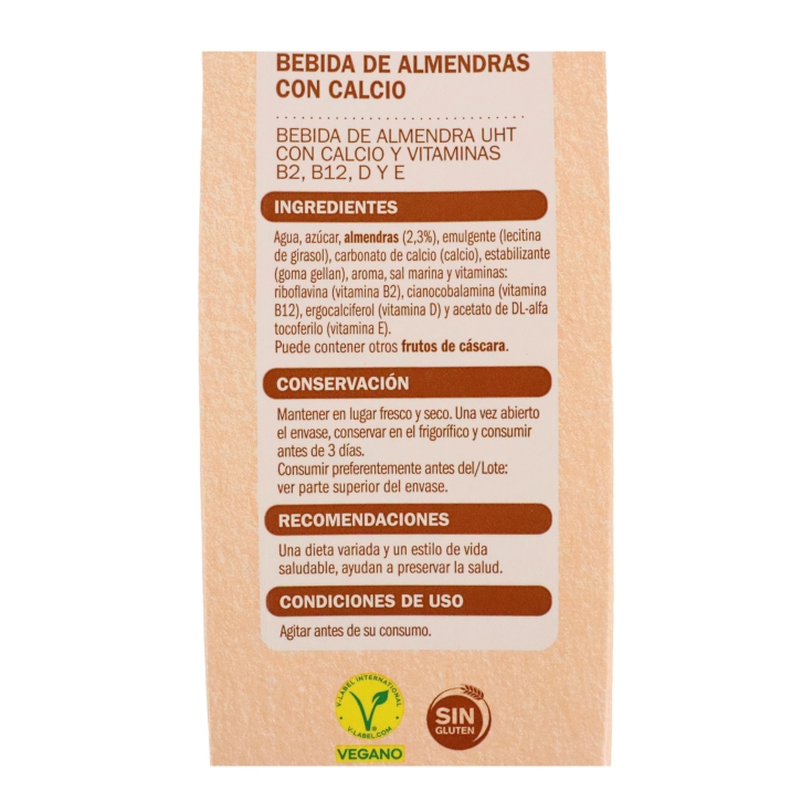 bebida almendras, 1l