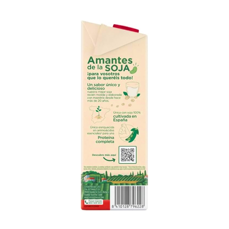 bebida soja sin azúcar, 1l
