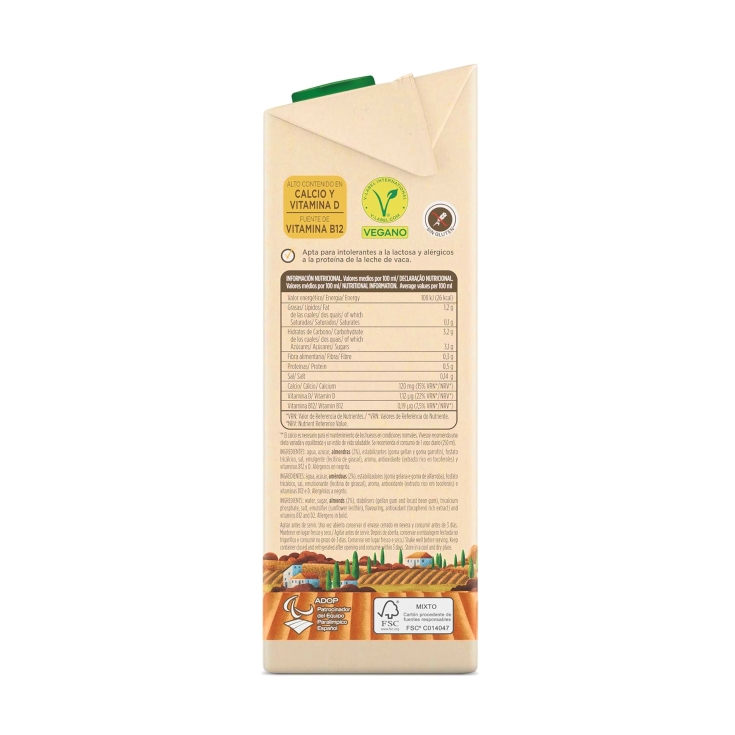 bebida almendras vivesoy, 1l