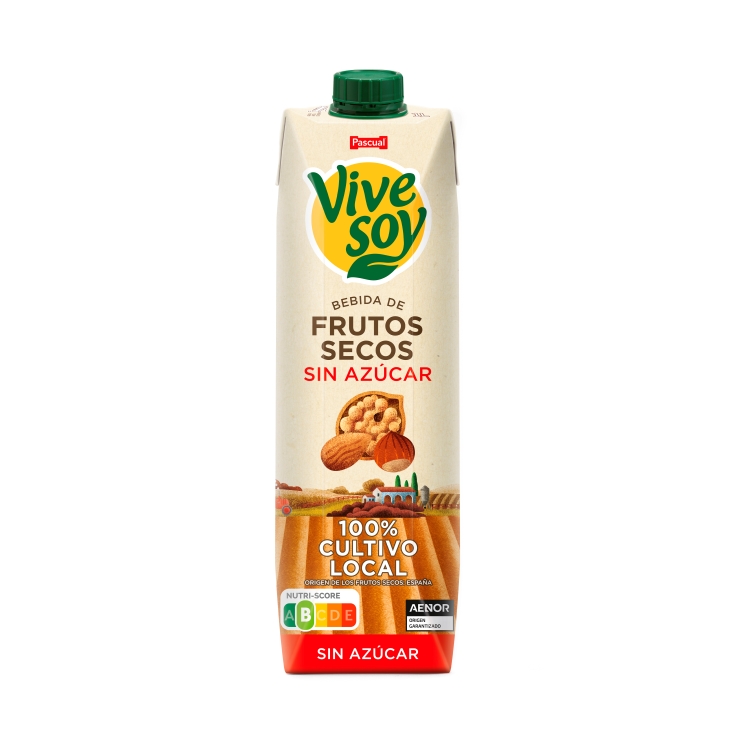 bebida frutos secos sin azúcar, 1l