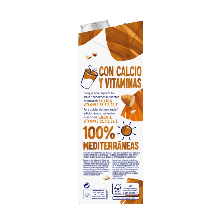 bebida almendras, 1l