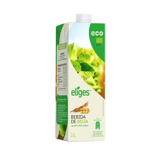 bebida soja natural ecológica, 1l