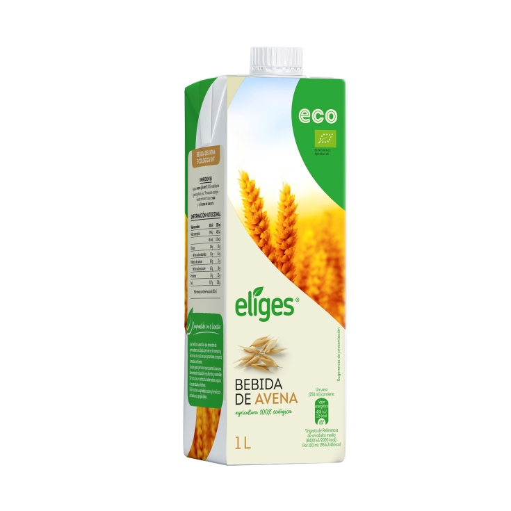 bebida avena ecológica, 1l