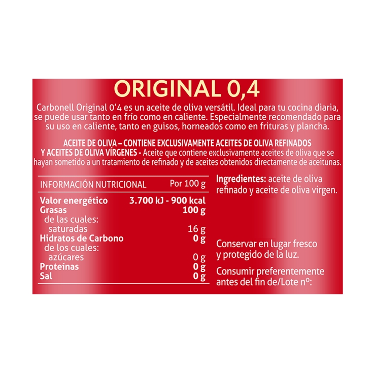 aceite oliva 0,4º spray, 200ml