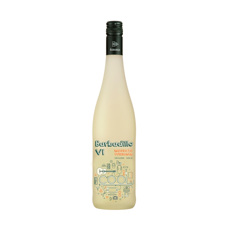 vino frizzante moscato, 750ml