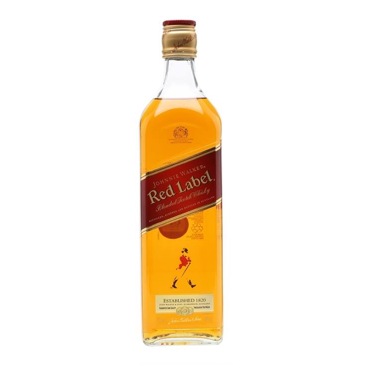 whisky escocés red label, 700ml