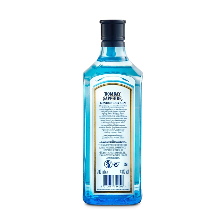 ginebra, 700ml