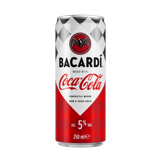 ron coca cola lata, 250ml