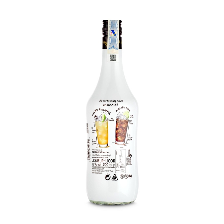 ron caribeño con sabor a coco, 700ml
