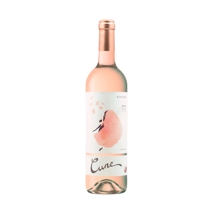 vino d.o. rioja rosado la bailarina, 750ml