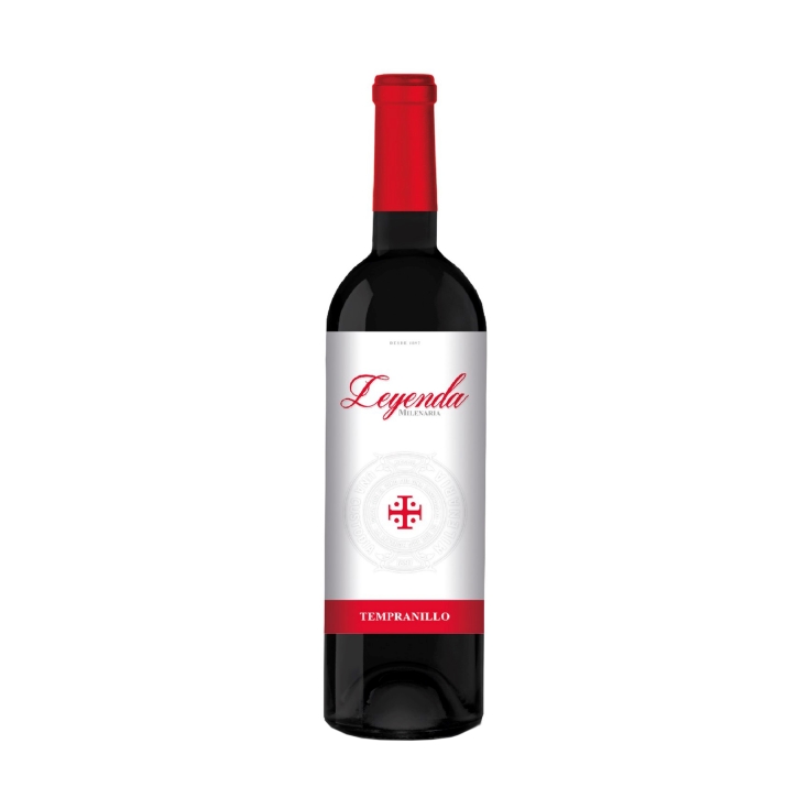 vino tinto tempranillo, 750ml