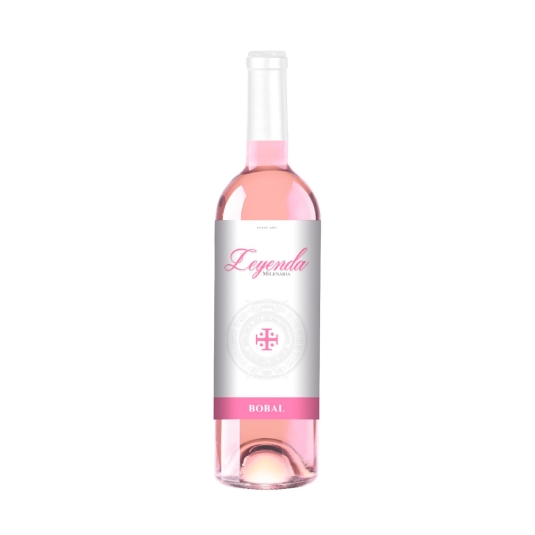 vino rosado bobal, 750ml