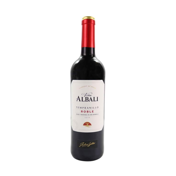 vino d.o. valdepeñas tinto roble, 750ml