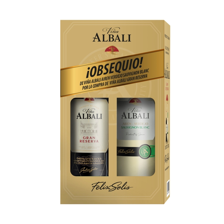 viña albali tto.gran rva.+blanco verdejo, p-2
