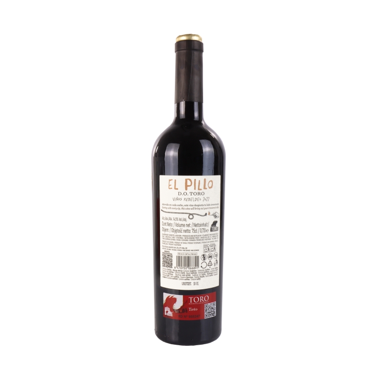 vino d.o.toro viñas rebeldes, 750ml